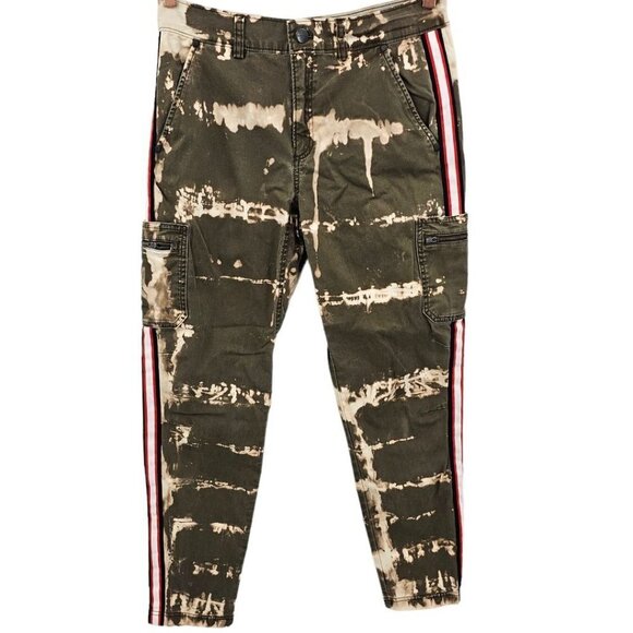 Athleta Pants - Athleta Womens 4 Custom Reverse Tie Dye Summit Cargo Pants